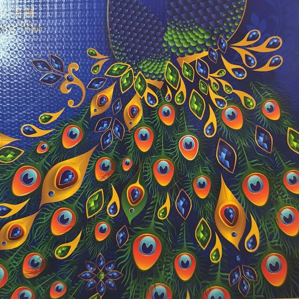 Phuc An Bakery Moon Cake Gift‎ Bag Peacock Premium Banh Trung Thu Collectible